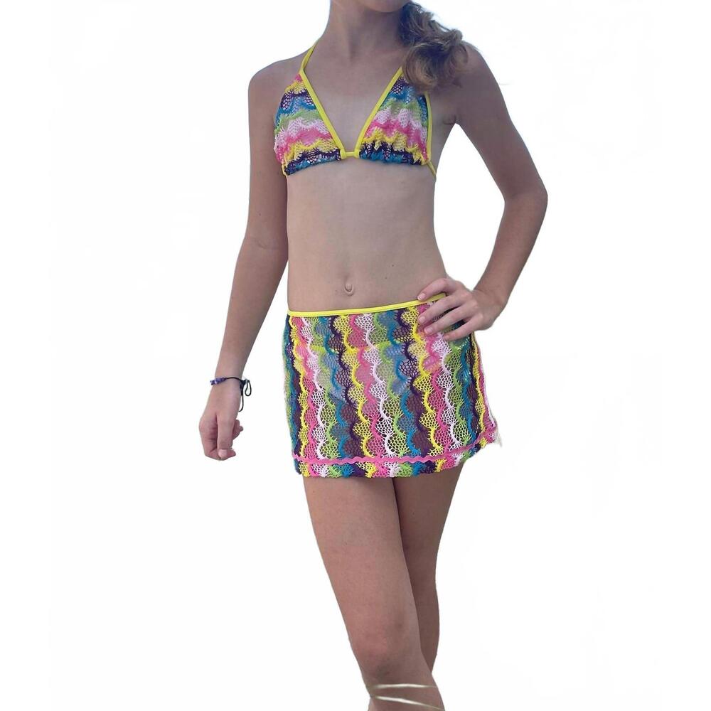 NEW NESSI BYRD lynelle beach skirt in multicolor